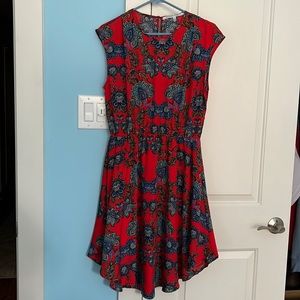 Floral print dress - size L